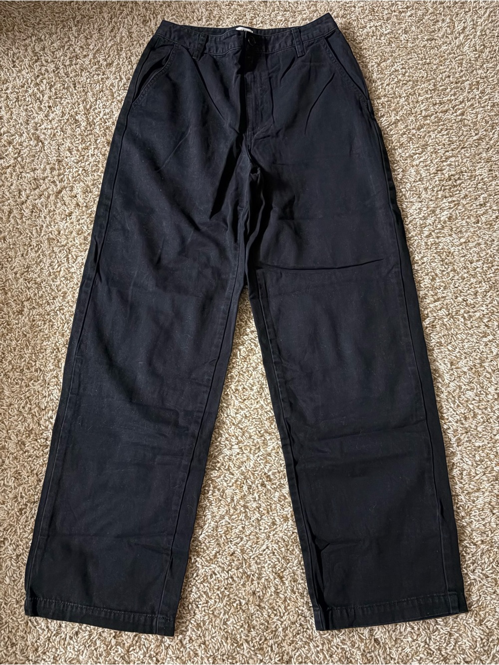 Sunday Best Women’s Black Straight-Leg Chinos